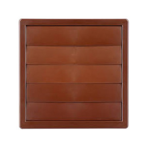 Kratka z żaluzją 170x170 100 brązowa